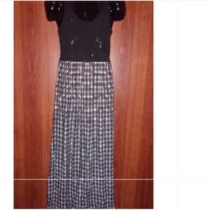Black & White Maxi Dress, Size M, NWT, MSRP $64